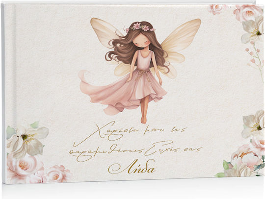 Christmas Baptism Guest Book Fairyland 27 X 21 Cm D15010 Bal-d15010-fairyland