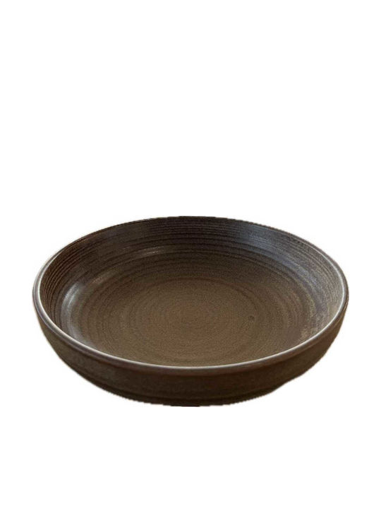Yuk Πιάτο Βαθύ από Πορσελάνη με Διάμετρο 25cm 6τμχ