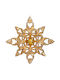 Schneeflocke Hängender Weihnachtsbaumschmuck Schneeflocke Gelbe 25cm