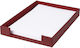 Vnc Exclusive New Leather A4 In-Tray Burgundy