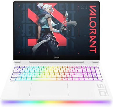 HP Omen MAX 16t-AH000 16 Zoll IPS FHD+ 165Hz Ultra 7-255HX 32GB 1TB SSD GeForce RTX 5080 Windows 11 Startseite Glacier Weiß US Tastatursprache