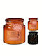 JK Home Decoration Χριστουγεννιάτικο Γυάλινο Κερί 11x10εκ.