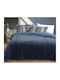 Nef-Nef Homeware Wave Fleece Blanket Double 230x240cm Gray