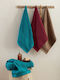 Palamaiki Handtuch Roke 30x50εκ. Wine Gewicht 600gr/m²