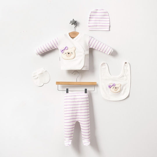 Babydom Newborn Baby Clothes Gift Set 5 Pieces