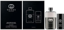 Gucci Guilty Pour Homme Set Eau De Toilette Spray 90ml + Deodorant Stick 75ml Gucci Guilty Pour Homme Set Eau De Toilette Spray 90ml + Deodorant Stick 75ml