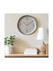 Oriana Ferelli Silent Antique Wall Clock Plastic Gold Ø36cm