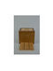 Lampiris Interiors Coaster Wooden with Stand Beige 6pcs