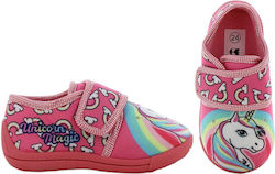 Unicorn Kids Slippers Fuchsia Unicorn Kids Slippers Fuchsia