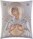 Slevori Silver Icon of Panagia of the Seven Swords 20.6x25.5 cm