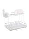 Ankor Metallic White Sink Strainer 46.3x30x38.3cm
