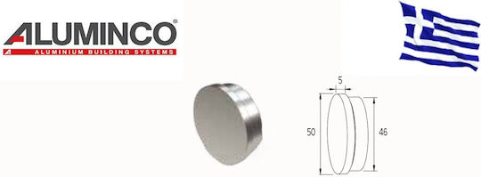 Kappe Für Geländer F50-200 Flach Aluminium 4453