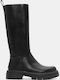 Leather Women's Boots Black