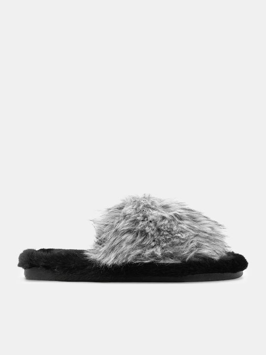 Luigi Winter Women's Slippers with Fur White