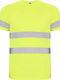 Roly Reflektierendes Kurzärmeliges Unisex Arbeitshemd Delta Kode 9310 Fluor Gelb