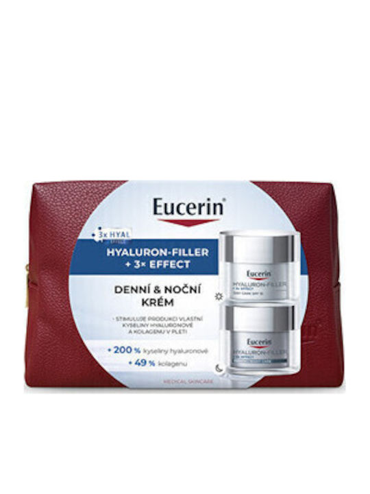 Eucerin Hyaluron-Filler Hautpflegeset für Anti-Aging 3Stück