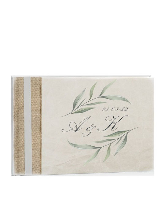 Wedding Wish Book Olive Branch 27 X 21 Cm D15010 Bal-d15010-elia