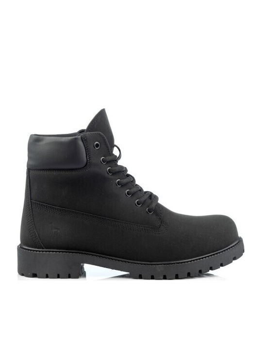 Leather Black Men's Boots Anatomical