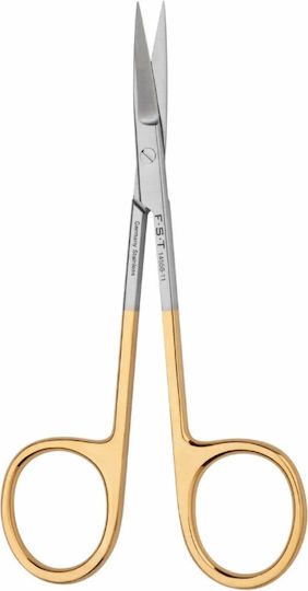 Medizinische Schere Goldene Griff Fine Gerade Tc 10cm