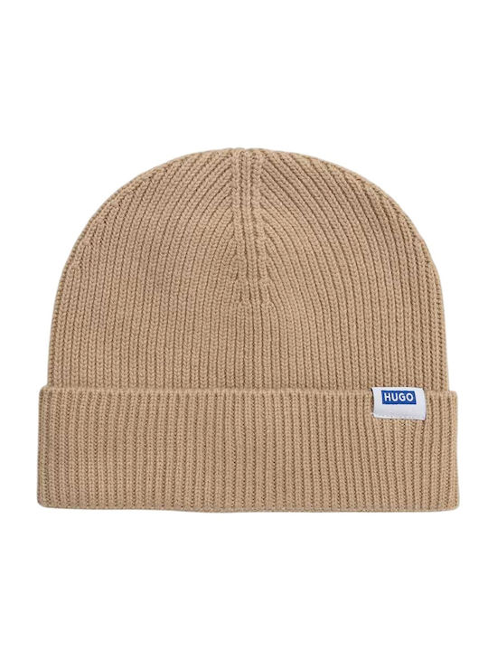 Beanie Ανδρικός Σκούφος Πλεκτός σε Μπεζ χρώμα