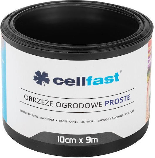 Cellfast Cellfast Ευθύ Περίγραμμα Κήπου 10cmx9m Μαύρο