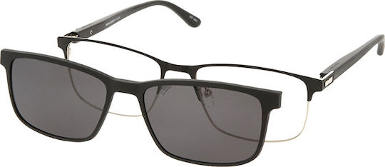 Solano Cl 10171b Ochelari de Vedere Pentru Femei Cu Prindere Metalici Culoare Negru 58 Mm