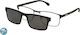 Rame ochelari pentru bărbați Solano Cl 10195a Prindere Metalice Culoare Negru 57 mm