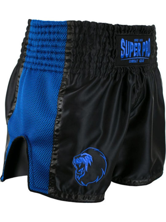Super Pro Combat Gear Kick-Boxen Shorts Mut Blau S