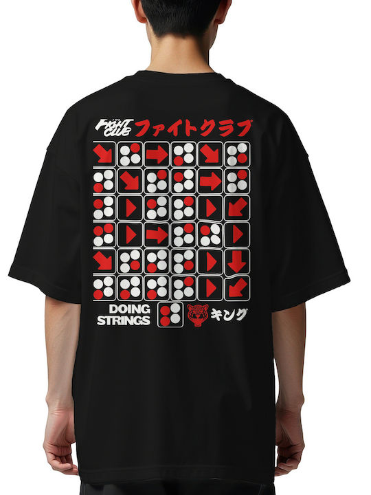 Oversized T-shirt Tekken Fight Club Pop Culture Schwarz
