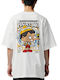 Oversized T-shirt Pinnochio Pop Culture White