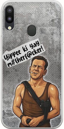 Epic Quotes Yippee Ki Yay Samsung Galaxy M20 Flexible Tpu Διάφανη Σιλικόνη
