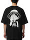 Kinder-T-Shirt Black Kid Luffy One Piece