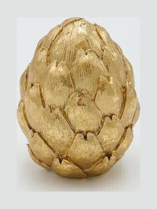 Estheti Artichoke Polyresin Gold 9x17cm 2 Pieces