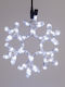 Estheti Schneeflocke 2m Led Lichtschlauch Monokanal Weiß 25x25cm Ip44 5 Stücke