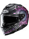 HJC I71 Niel MC28SF Semi Flat Black / Purple Motorcycle Helmet Full Face ECE 22.06 1700gr with Pinlock and Sun Visor
