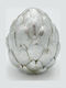 Estheti Artichoke Polyresin Silver 14.5x9.5cm 2 Pieces