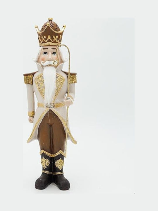 Weihnachts-Nussknacker Mehrfarbig aus Polyresin Höhe 30.5cm.