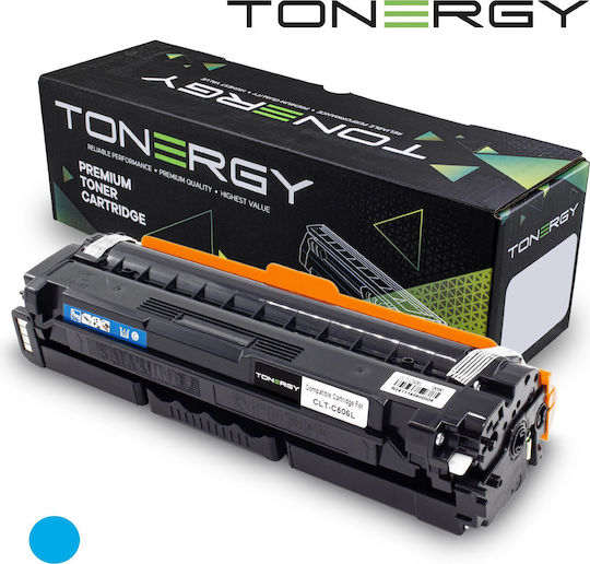 Tonergy Συμβατό Toner για Laser Εκτυπωτή Samsung CLT-C506L Κυανό High Capacity / με Chip