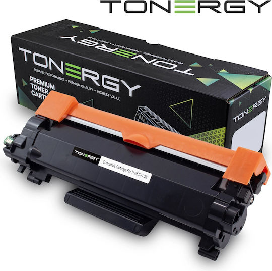 Tonergy Съвместим Тонер за Лазерен Принтер Brother TN2510 Черен с Чип