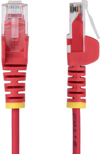 StarTech U/UTP Кат.6 (Gigabit) Мрежов Кабел Ethernet 3м Червен
