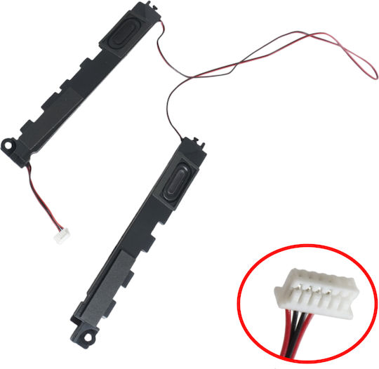 Speaker Set Pair Laptop HP Omen 15-dc 15-dc1008nv 15-dc1001nv 15-dc1002nu 15-dc1015nv 15-dc1016nv 15-dc1015nj 3bg3dsatp10 L24364-00 Speakers Left+Right Code 1-spkr309