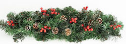 Weihnachtsgirlande Schneebedecktes Grünes