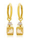 Jools Earrings made of Silver Gold Plated with Stones & Pearls