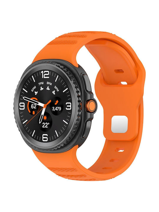 Techsuit Armband Silikon Orange (Samsung Galaxy Watch8 40mm, Watch8 44mm, Watch8 Classic)