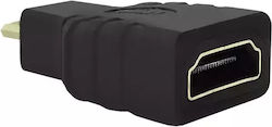 Qoltec 50506 Micro HDMI Female to HDMI Female