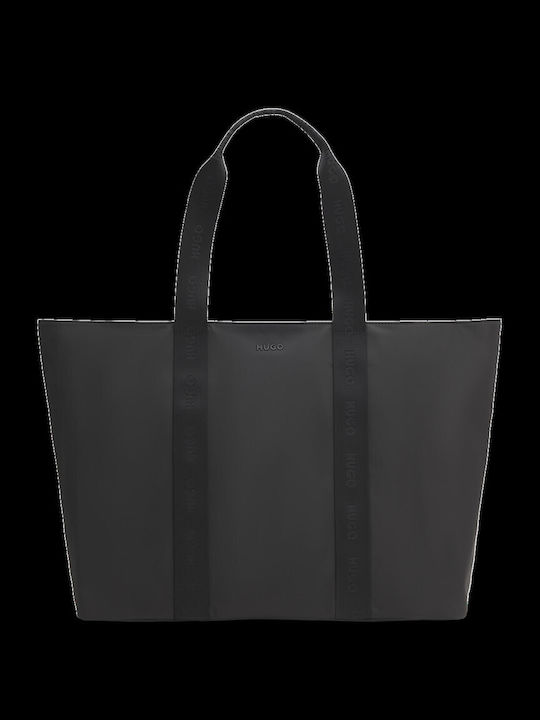 Stoff Damenhandtasche Tote Handtasche Schwarze