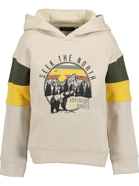 Blue Seven Kids Sweatshirt with Hood Gray