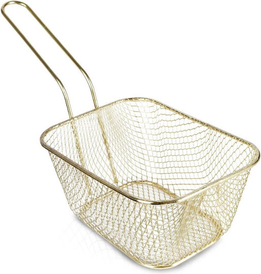 Koopman International Server Pentru Cartofi Prajiti Otel Cromat 23x11x13 Cm Auriu