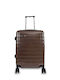 Large Beige Suitcase Abs Kos
