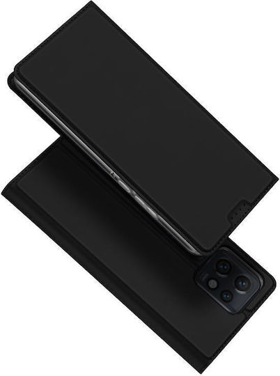 Skin Pro Series Book Leather / Synthetic Leather / Silicone Black (Motorola Edge 40 Pro)